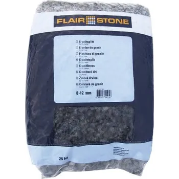 Přírodní kámen Kamenná drť granitová Flairstone 8–12 mm sůl a pepř balení 25 kg