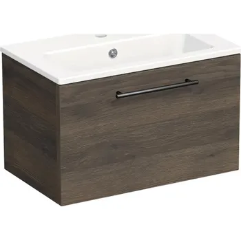 Koupelnový nábytek Koupelnová skříňka s umyvadlem Intedoor TRENTA 60 cm dub tabák gladstone TRE MINI 60 1Z B 25