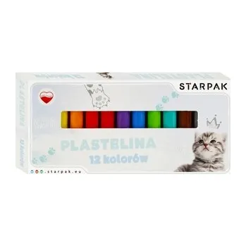 Set školních potřeb Plastelina 12 kolorów.Cuties kotki