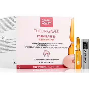 Pleťové sérum MartiDerm The Originals Formula Nº10 HD Color Touch hydratační pleťové sérum s vitaminem C SPF 30 30x2 ml