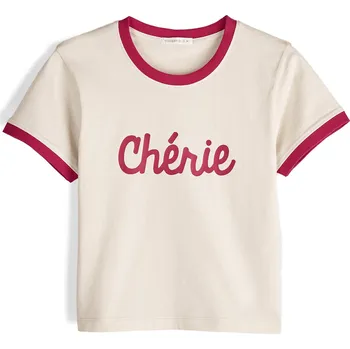 Dámské tričko GATE Zkrácené bavlněné tričko 34 225-1030/115