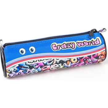 Penál Penál pro děti na psací potřeby CRAZY Školní penál - kvalitní a praktický