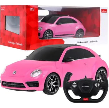 Modelářství Rastar Volkswagen brouk RTR 1:14 růžový