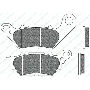 Brzdové destičky, NEWFREN (směs ROAD TOURING ORGANIC) 2 ks v balení NEWFREN M502-901