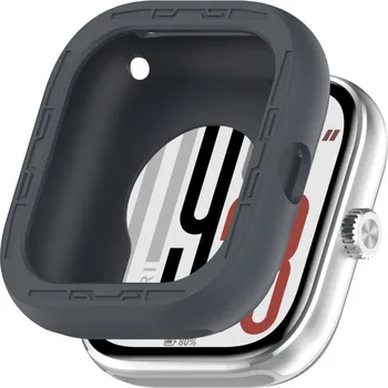 Příslušenství k chytrým hodinkám VSECHNONAMOBIL 104545 TPU HALF COVER Kryt pro Xiaomi Redmi Watch 5 tmavě šedý