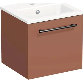 Koupelnový nábytek Koupelnová skříňka s umyvadlem Intedoor TRENTA 40 cm cotto matná TRE MINI 40 1Z B A9556