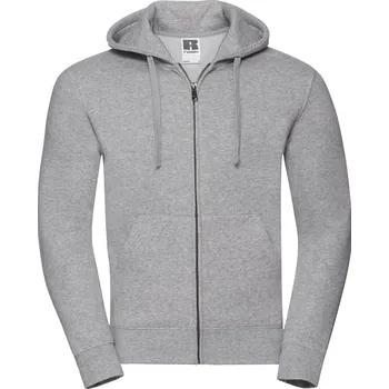 Pánská mikina Men&#039;s Hoodie &amp; Zip Up - Authentic Russell RUSSELL šedá 2694119