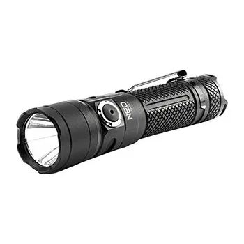 Nabíjecí svítilna, 1xLED, 1x4000 mAh, černá, 10W, výdrž až 9hodin, 1500 lumenů