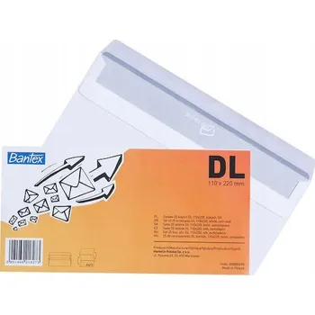 Obálka Obálka bez okénka DL (110 x 220 mm) bílá 50 ks