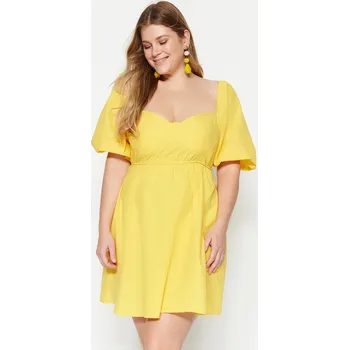 Dámské šaty Dámské šaty Trendyol Trendyol žlutá 2071499