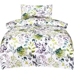 Bílé povlečení na jednolůžko z bavlněného saténu 140x200 cm Savoy – My House ID_1752708