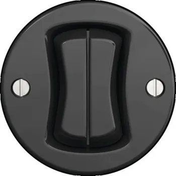 vypínač Vypínač KLIKLAP ř. 5 sériový, černá (bez rámečku)