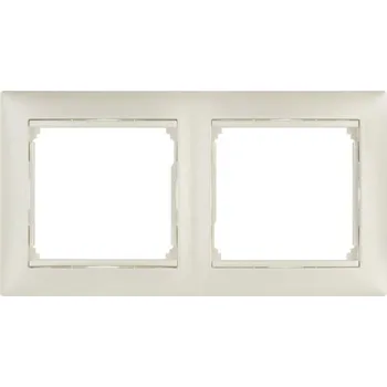 Elektrická zásuvka Dvojrámeček Legrand Valena 770472 perlově bílý