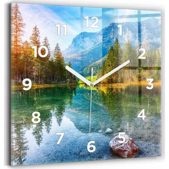 Hodiny Nástěnné hodiny Wallfluent bílé 30 cm