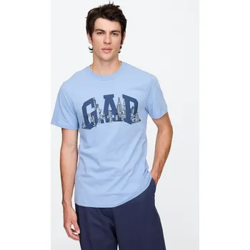 Pánské tričko GAP Tričko s logem - Pánské GAP světle modrá 3250507