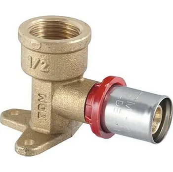 Instalatérský materiál Lisovací fitink TDM AL/PEX nástěnné koleno 20xF1/2