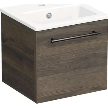 Koupelnový nábytek Koupelnová skříňka s umyvadlem Intedoor TRENTA 40 cm dub tabák gladstone TRE MINI 40 1Z B 25