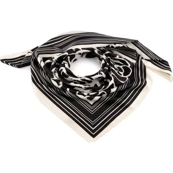 Šátek Saténový šátek 90x90 cm - 2 krémová světlá