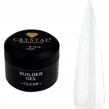 Lak na nehty Stavební gel čirý CRYSTAL PROFESSIONAL, 30 ml stavební gel