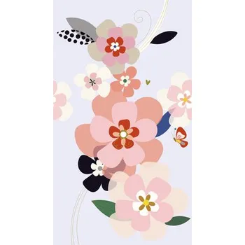 Tapeta Vliesový panel 392081 The Wall 2 Květinový 159 x 280 cm