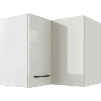 Kuchyňská skříňka Rohová kuchyňská skříňka horní Flex Well Lund 60 x 32 x 54,8 cm světle šedá lesk kouřově šedá matný