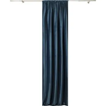 Velvet závěs Castellano uni modrá 400x245 cm