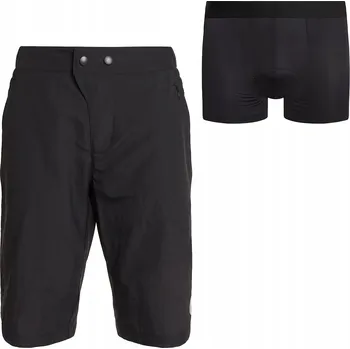 Pánské kraťasy Kraťasy cyklistické kraťasy ATTABO Ryst 2v1 černé L Prodyšné a pružné