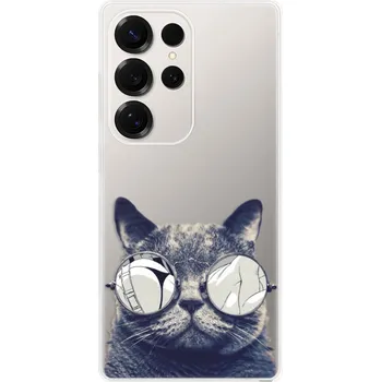 Pouzdro na mobilní telefon Odolné silikonové pouzdro iSaprio - Crazy Cat 01 - Samsung Galaxy S25 Ultra