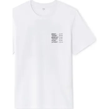 Celio Tričko Lecoffee 1165445 Bílá L