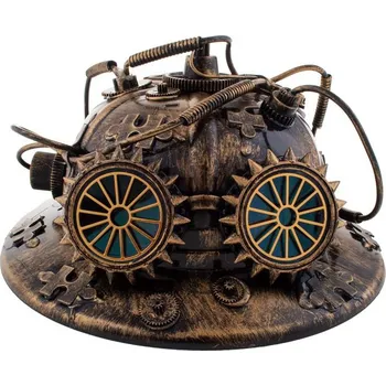 Karnevalový doplněk Steampunk přilba