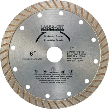 Řezný kotouč Diamantový kotouč celoobvodový 150 x 22,23 x 12mm LT LASER-CUT L00118