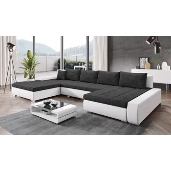 Sedací souprava Rozkládací sedací souprava do U SAPENZIE M120/BE06 s úložným prostorem, levá