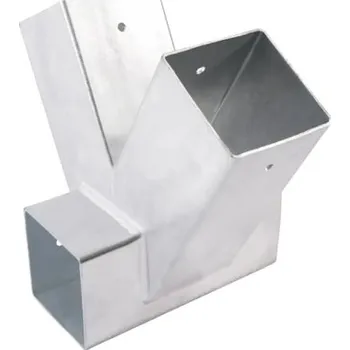 Tesařské kování Spojka trámová typ a úhel 60° 90x90 mm zinek žárový, 1ks