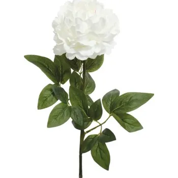 umělá květina Umělá květina pivoňka 72 cm krémová