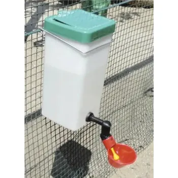 Chov hospodářského zvířete Napáječka pro drůbež s mističkou a nádobou 1l