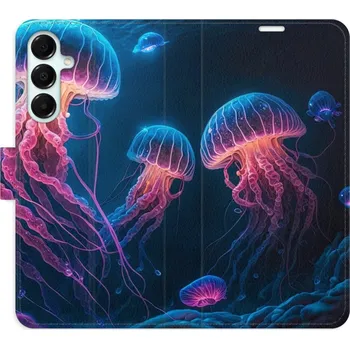 Pouzdro na mobilní telefon Flipové pouzdro iSaprio - Jellyfish - Samsung Galaxy A16 5G