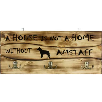 Věšák Šatní ramínko dřevěný Art-Dog, dub rustikální, dub sonoma, retro dřevo, odstíny béžové, odstíny hnědé