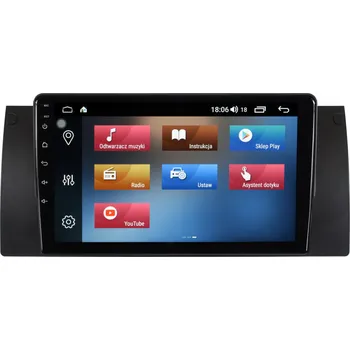 Autorádio RÁDIO NAVIGACE GPS BMW X5 E53 2000-2006 ANDROID