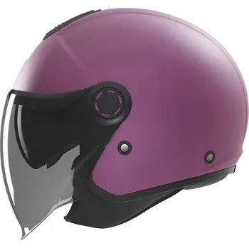 Helma na motorku Otevřená helma na motorku NOX N182 matná růžová