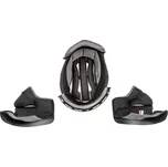 Lícnice a klobouk pro přilby Cross Cup Two/Sonic, CASSIDA (černá/šedá, vel. S) CASSIDA M142-1708-S