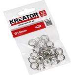 Kroužky hliník 10mm 25ks KREATOR KRT616108