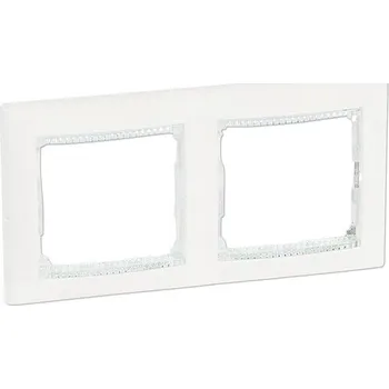 vypínač Dvojrámeček Legrand Valena 774462 bílý/průhledný