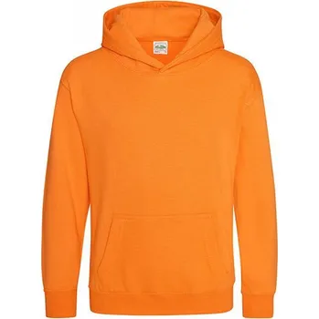 Chlapecká mikina Just Hoods Dětská klokánka s dvojitou kapucí 80% bavlna Barva: Oranžová, Velikost: 1-2 roky JH001K