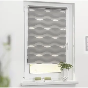 Roleta Roleta Den a Noc šedá 60x150 cm