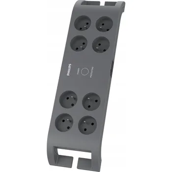 Přepěťová ochrana Philips SPN3180A/60 Zásuvková lišta 8 zásuvek 2 m šedý
