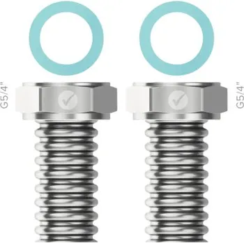 Vodovodní potrubí Nerezová trubka Merabell Ready! 5/4"x5/4" 70 cm