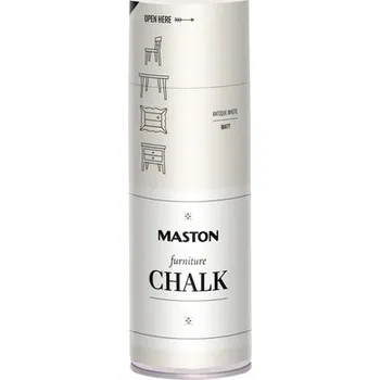 Barva ve spreji Křídová barva Maston Chalk Möbel Antikweiss anticky bílý 400 ml