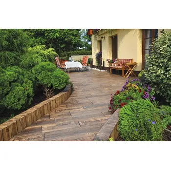 Betonová dlažba Bark 7 prkno 89x25x5 cm béžovohnědá