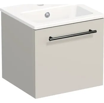 Koupelnový nábytek Koupelnová skříňka s umyvadlem Intedoor TRENTA 40 cm kašmírová lesklá TRE MINI 40 1Z B A3026