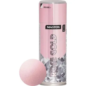 Barva ve spreji Lak ve spreji Maston Metallic Rose Gold růžově zlatý 400 ml